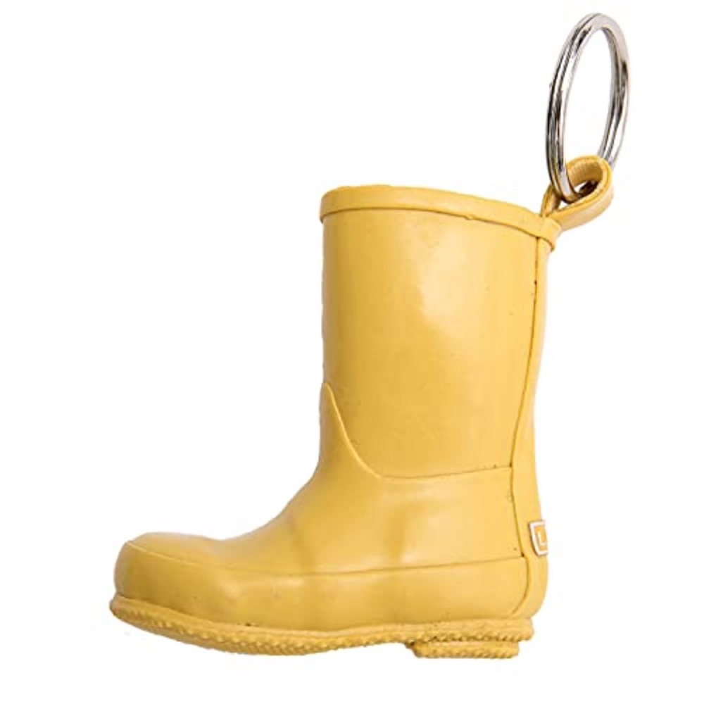L.L. Bean Yellow Wellie Boot Keychain